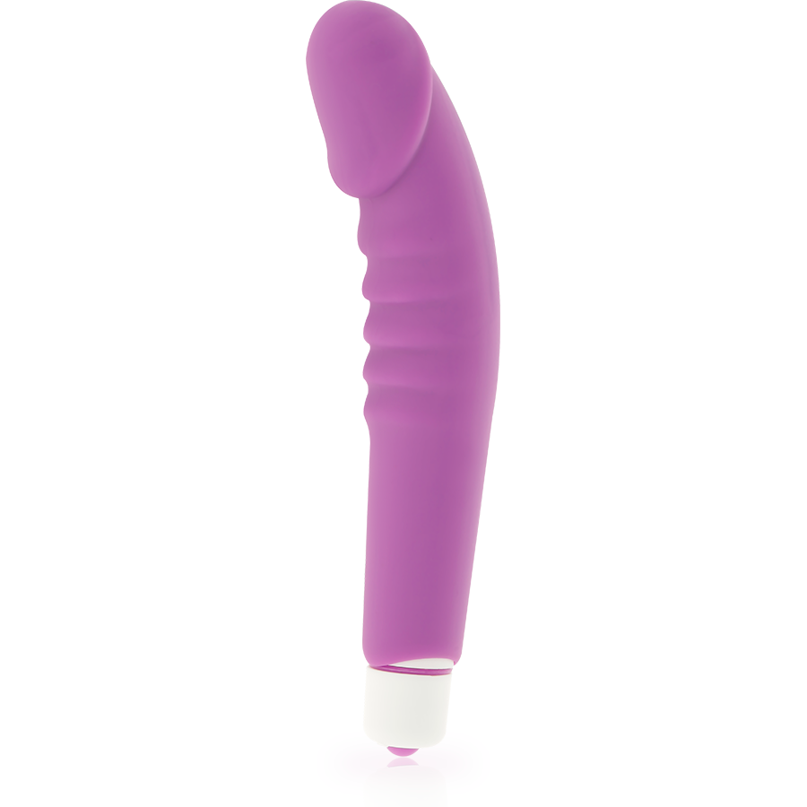Dolce Vita Realistic Pleasure Vibratore in Silicone Viola – immagine 3