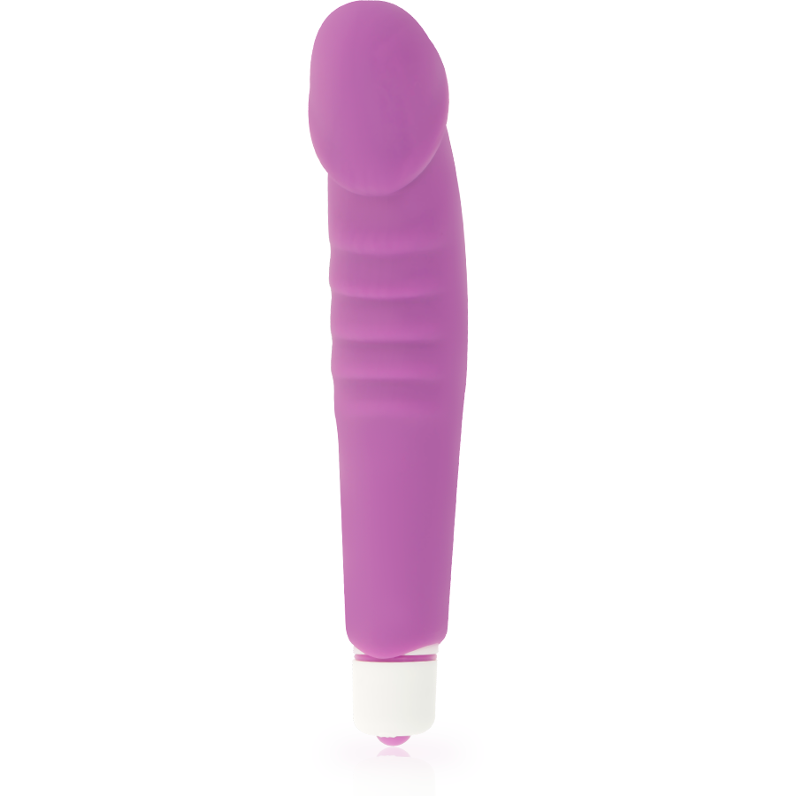 Dolce Vita Realistic Pleasure Vibratore in Silicone Viola – immagine 4