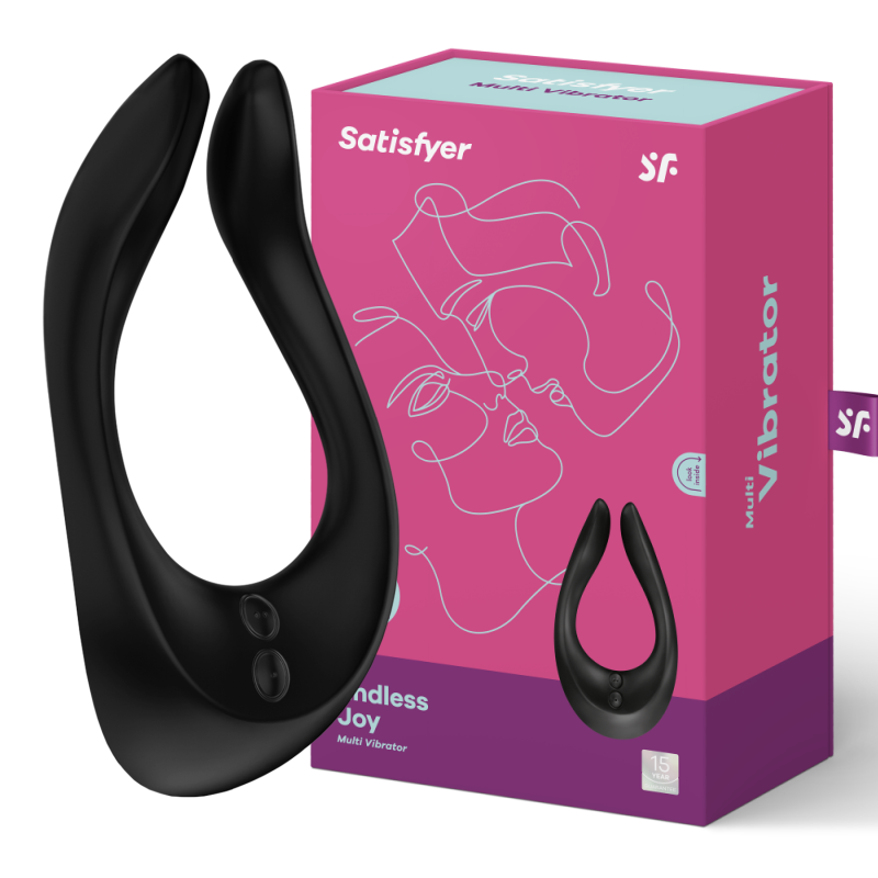 Satisfyer Partner Multifun 2 Vibratore di Coppia Nero – immagine 2