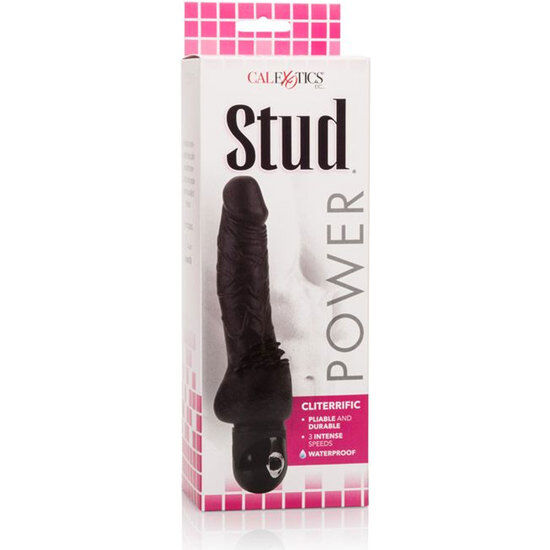 CalExotics Power Stud Cliterrific Vibratore Rabbit Nero – immagine 2