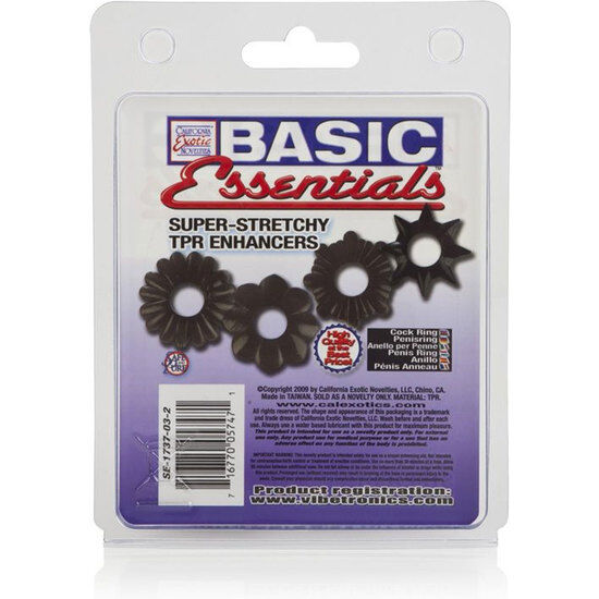 CalExotics Basic Essentials Set 4 Anelli Elastici – immagine 3