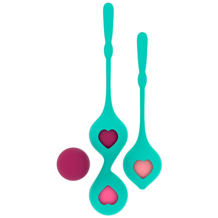 Rithual Deva Set Allenamento Pelvico 4 Palline Verde Acqua