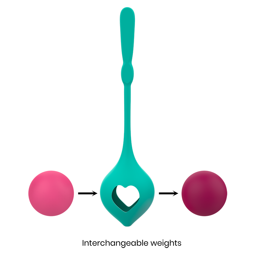 Rithual Deva Set Allenamento Pelvico 4 Palline Verde Acqua – immagine 5