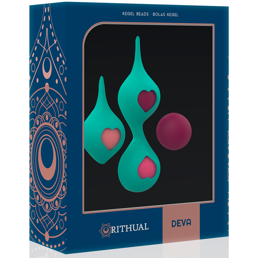 Rithual Deva Set Allenamento Pelvico 4 Palline Verde Acqua – immagine 8