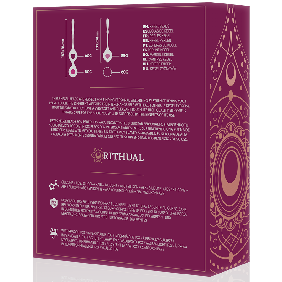 Rithual Deva Set Allenamento Pelvico 4 Palline Orchidea – immagine 9