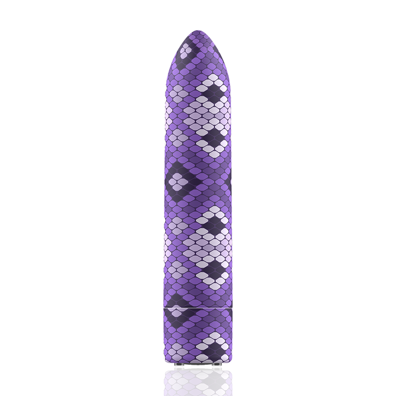 Custom Bullets Proiettile Vibrante Ricaricabile Magnetico Fantasia Serpente Viola – immagine 2