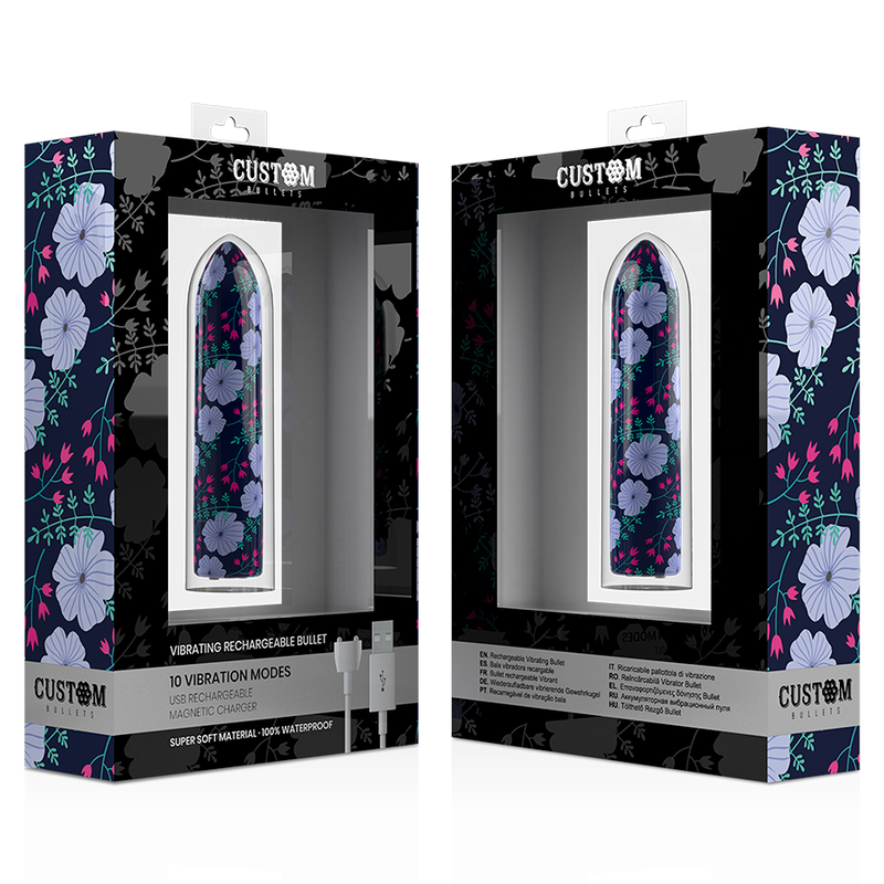 Custom Bullets Proiettile Vibrante Ricaricabile Magnetico Fantasia Molla – immagine 5