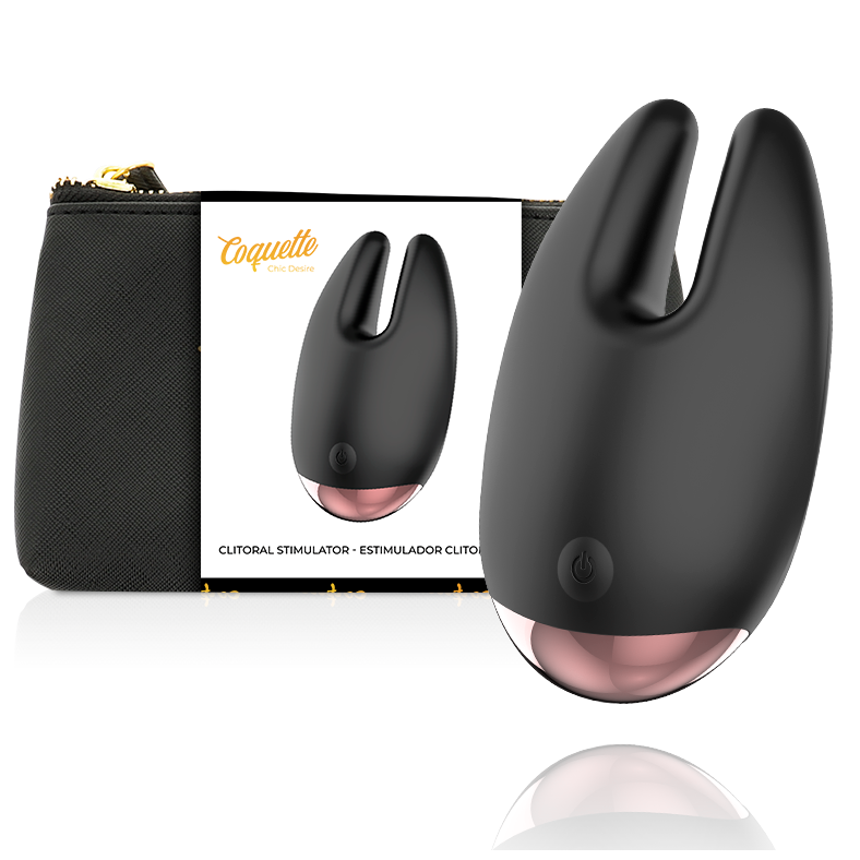 Coquette Chic Desire Stimolatore Clitorideo Ricaricabile Nero e Oro Variante 1