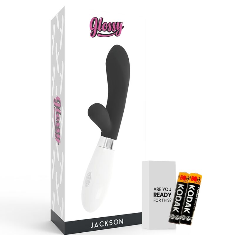 Glossy Jackson Mini Vibratore Rabbit Nero – immagine 5