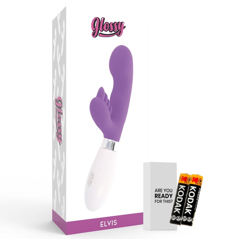 Glossy Elvis Mini Vibratore Rabbit Viola – immagine 5