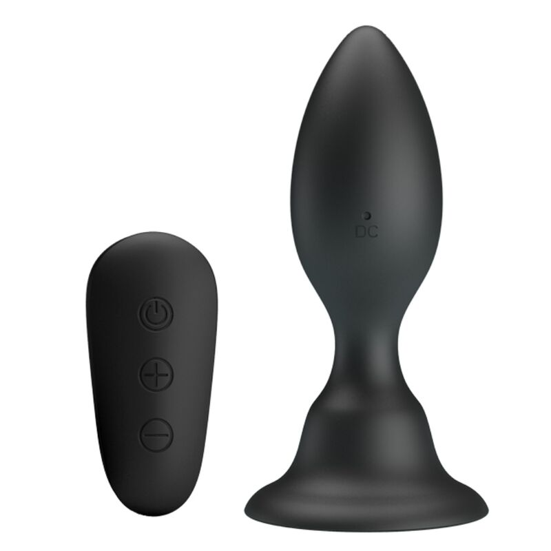 Mr Play Plug Anale Vibrante con Telecomando Nero