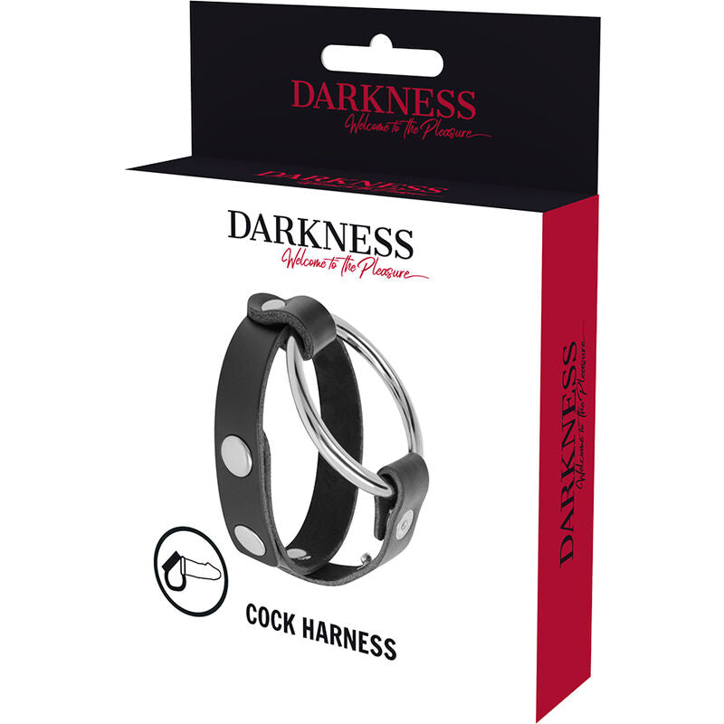 Darkness Anelli BDSM per Pene e Testicoli Regolabili – immagine 5