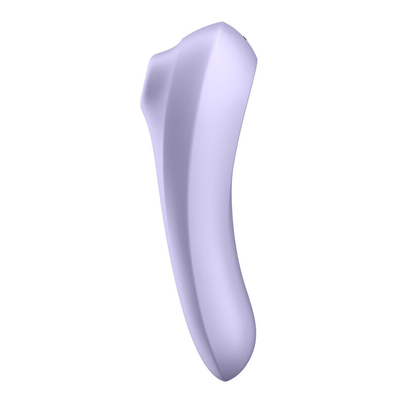 Satisfyer Dual Pleasure Vibratore a Doppia Stimolazione Con Onde d'aria Malva – immagine 5