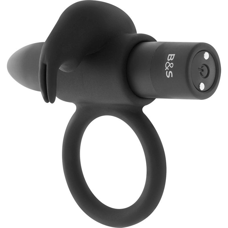 Black & Silver Burton Anello Vibrante Ricaricabile Nero – immagine 2