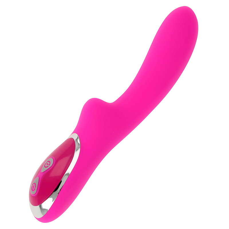 Ohmama Vibratore Rabbit Ricaricabile in Silicone 10 Velocità 21 cm Rosa