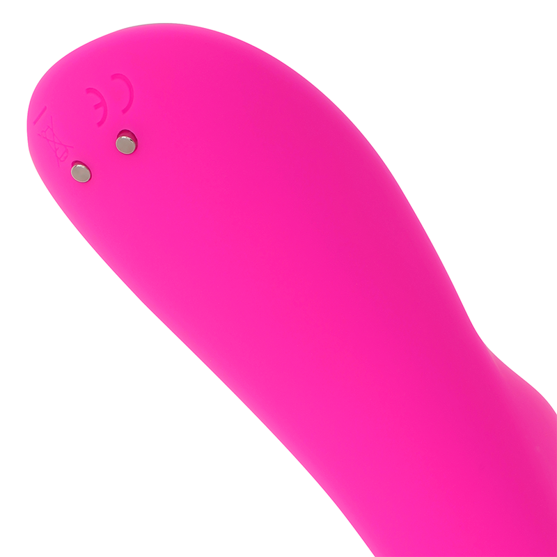 Ohmama Vibratore Rabbit Ricaricabile in Silicone 10 Velocità 21 cm Rosa – immagine 3