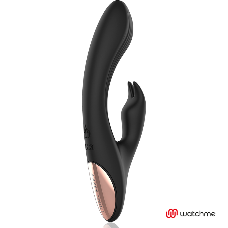 Anne's Desire Vibratore Rabbit con Telecomando WatchMe Nero e Oro – immagine 7