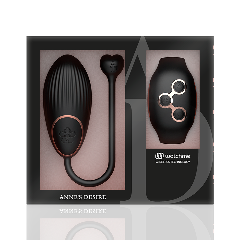 Anne's Desire Ovetto Vibrante con Telecomando WatchMe Nero e Oro – immagine 7