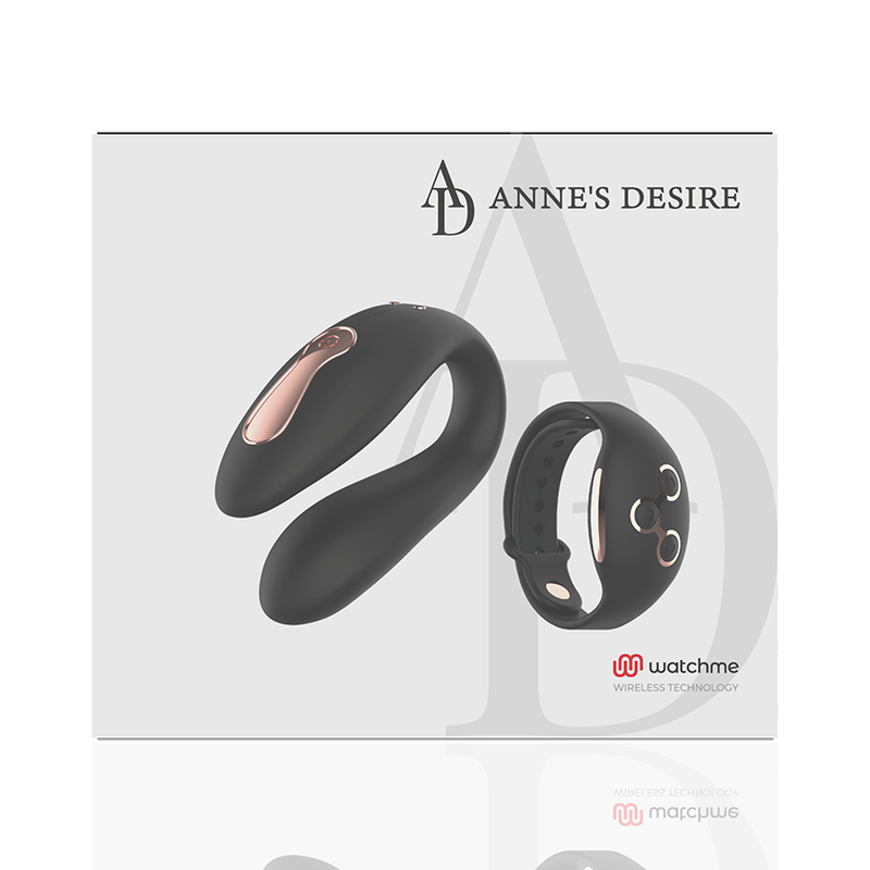 Anne's Desire Stimolatore Dual Pleasure con Telecomando WatchMe Nero e Oro – immagine 17
