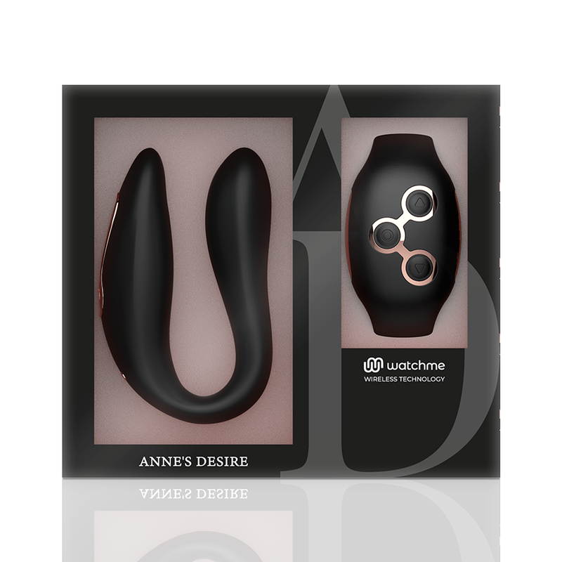 Anne's Desire Stimolatore Dual Pleasure con Telecomando WatchMe Nero e Oro – immagine 15