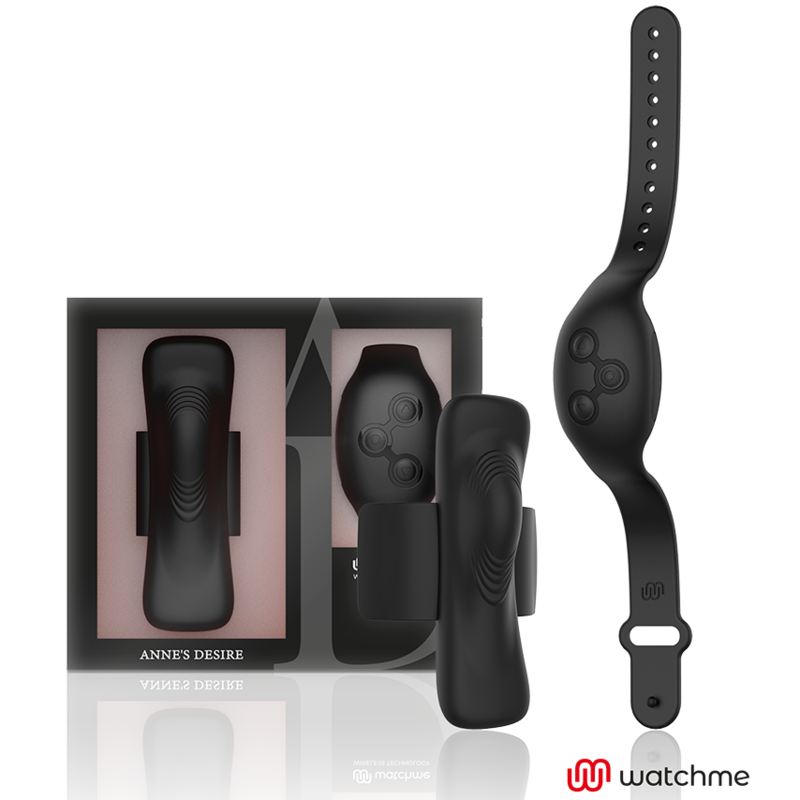 Anne's Desire Vibratore da Slip con Telecomando WatchMe Nero