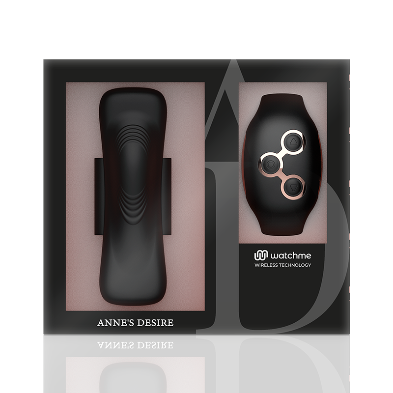 Anne's Desire Vibratore da Slip con Telecomando WatchMe Nero e Oro – immagine 11