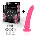 Delta Club Strap-On con Dildo in Silicone Medicale Rosa 17 cm – immagine 2