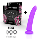 Delta Club Strap-On con Dildo in Silicone Medicale Viola 17 cm – immagine 2