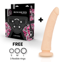 Delta Club Strap-On con Dildo in Silicone Medicale Carne 20 cm – immagine 2