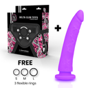 Delta Club Strap-On con Dildo in Silicone Medicale Viola 20 cm – immagine 2
