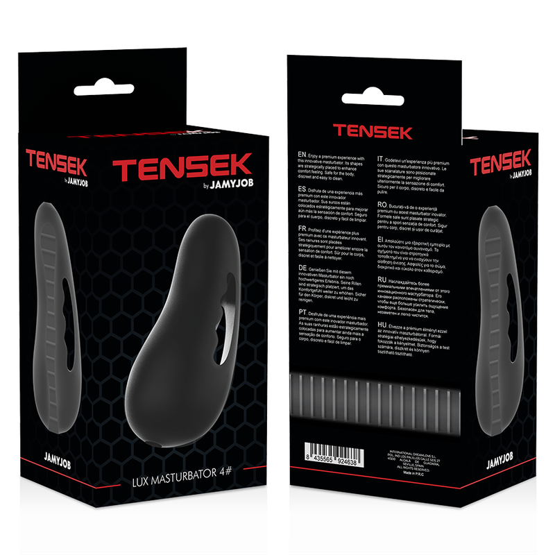 Jamyjob Extreme Tensek 4 Masturbatore Nero – immagine 5