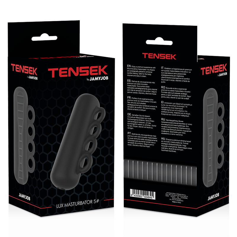 Jamyjob Extreme Tensek 5 Masturbatore Nero – immagine 5