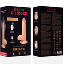 Cyber Silicock Mr John Vibratore Realistico con Telecomando 23,88 cm – immagine 7