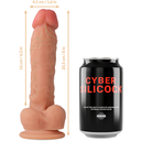 Cyber Silicock Magnus Strap-On in Silicone Liquido con 3 Anelli in Omaggio 20,5 cm – immagine 5