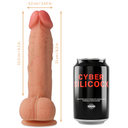 Cyber Silicock Saul Strap-On in Silicone Liquido con 3 Anelli in Omaggio 21 cm – immagine 6