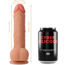 Cyber Silicock Freeman Strap-On in Silicone Liquido con 3 Anelli in Omaggio 20 cm – immagine 6