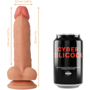 Cyber Silicock Jude Strap-On in Silicone Liquido con 3 Anelli in Omaggio 18 cm – immagine 6