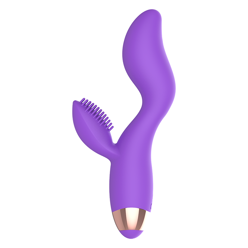 Womanvibe Donna Vibratore Doppio Motore con Punte Stimolanti – immagine 5