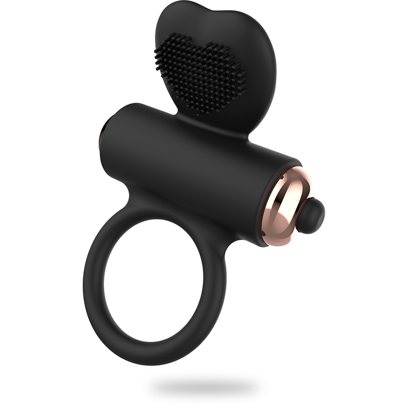 Womanvibe Zeus Anello Vibrante in Silicone con Cuore Clitorideo
