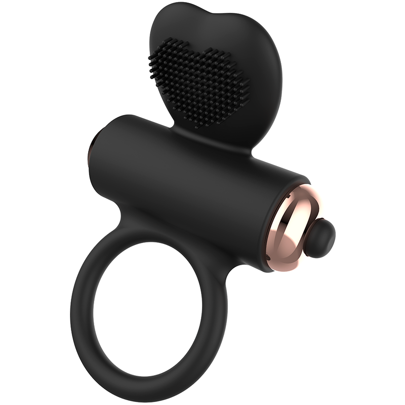 Womanvibe Zeus Anello Vibrante in Silicone con Cuore Clitorideo – immagine 5