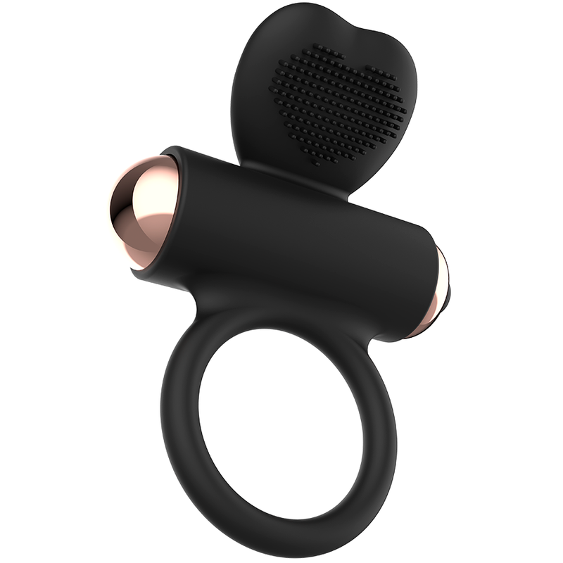 Womanvibe Zeus Anello Vibrante in Silicone con Cuore Clitorideo – immagine 6