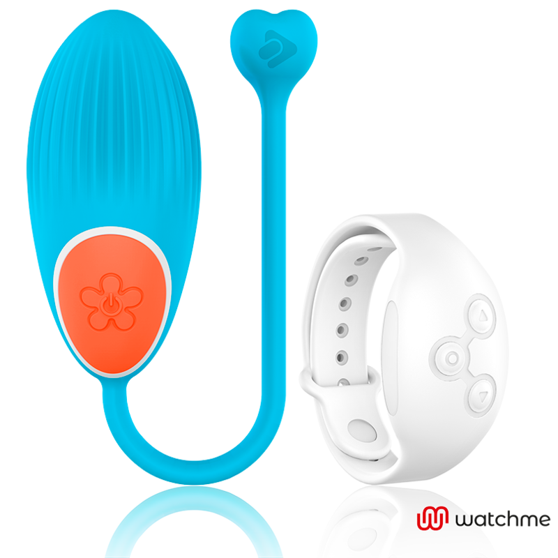 Wearwatch Ovetto Vibrante con Orologio WatchMe Blu / Neve – immagine 2