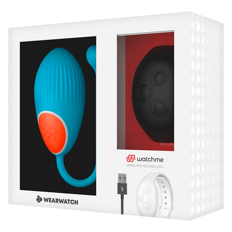 Wearwatch Ovetto Vibrante con Orologio WatchMe Blu / Jet Black – immagine 5