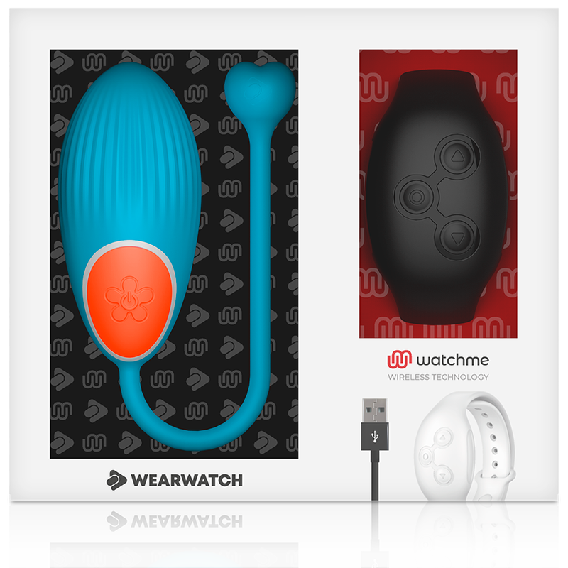Wearwatch Ovetto Vibrante con Orologio WatchMe Blu / Jet Black – immagine 7