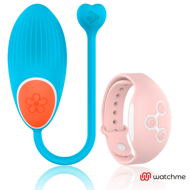Wearwatch Ovetto Vibrante con Orologio WatchMe Blu / Rosa – immagine 2