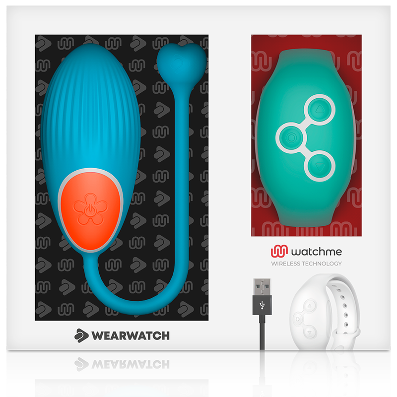 Wearwatch Ovetto Vibrante con Orologio WatchMe Blu / Acquamarina – immagine 5