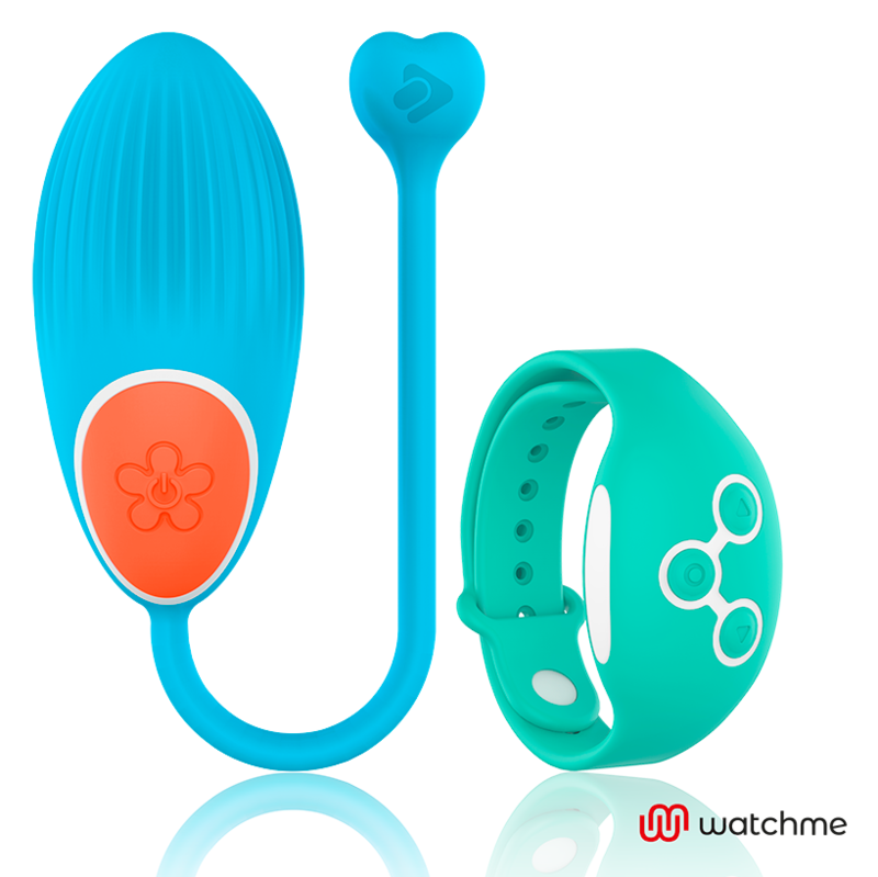 Wearwatch Ovetto Vibrante con Orologio WatchMe Blu / Acquamarina – immagine 2