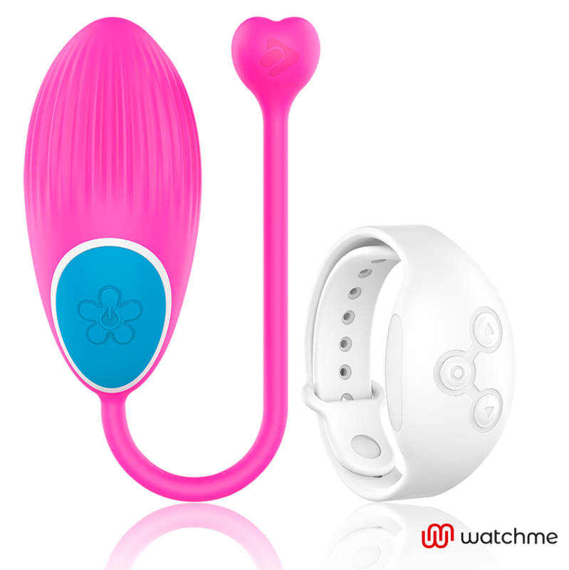 Wearwatch Ovetto Vibrante con Orologio WatchMe Fucsia / Neve – immagine 2