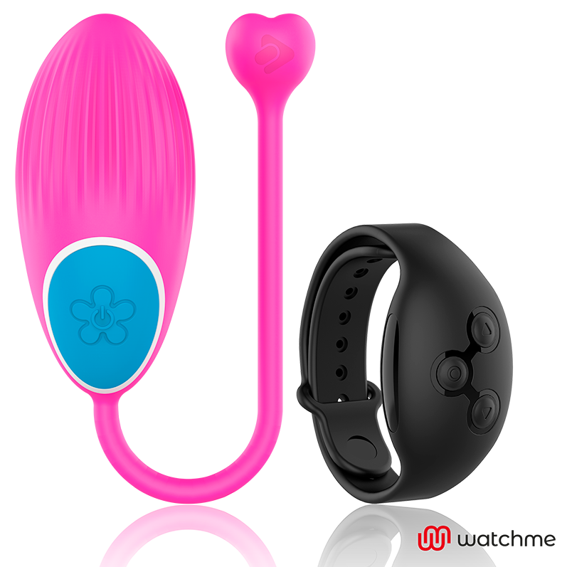 Wearwatch Ovetto Vibrante con Orologio WatchMe Fucsia / Jet Black – immagine 2