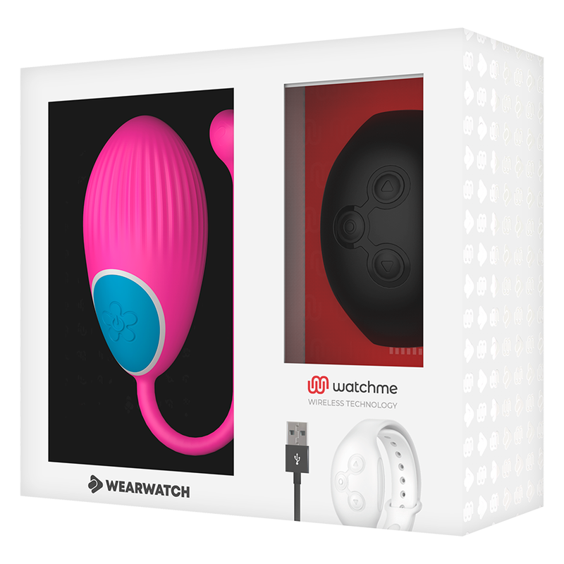 Wearwatch Ovetto Vibrante con Orologio WatchMe Fucsia / Jet Black – immagine 7